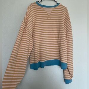 Free People classic striped crew neck